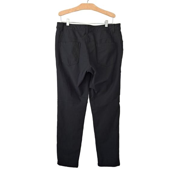 LULULEMON Men's Black ABC Classic-Fit 5 Pocket Pant Size 32 Casual Commuter - Picture 4 of 8